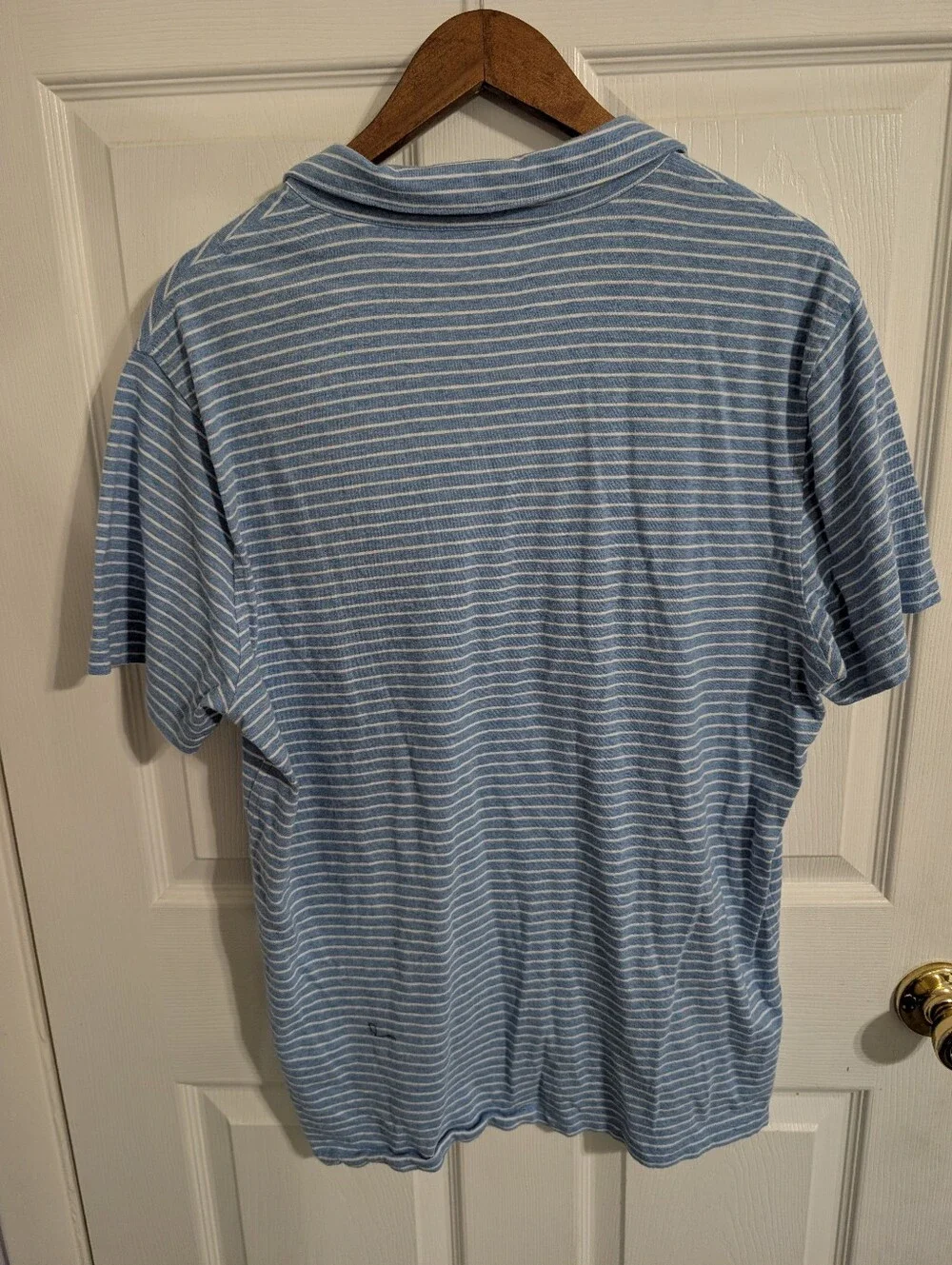 J. Crew Mens Polo Lot of 2 Travis Mathew Blue Short Sleeve Golf Tops Size Large
